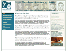 Tablet Screenshot of irishmariners.ie